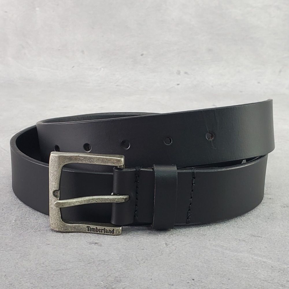 Timberland Belt Men's‎ Genuine Leather Size 38 Classic Jeans Belt - Picture 3 of 9